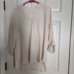 Elegant Cream Blouse